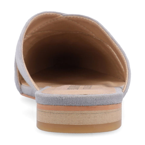Journee Collection Women's Gray Giada Pointed Toe Slip On Sandals | Journee Collection In Lebanon