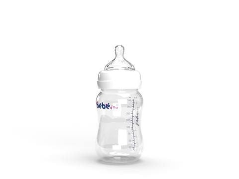 Bebedou Wide Neck Feeding Bottle 240ml 3m+  (BBd1122) | Bebedou In Lebanon