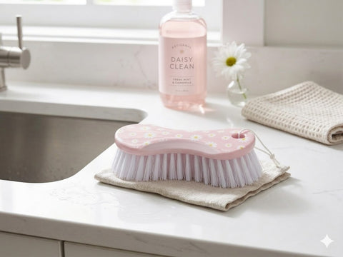 Sinsay Pink Printed Scrubbing Bruch | Sinsay In Lebanon