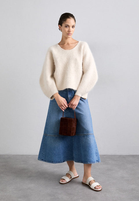 Michael Kors Women's Off White "MMK" Vera Flat Toe-Ring Slip-On Slippers | Michael Kors In Lebanon