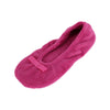 Isotoner Signature Women's Fuchsia Chevron Microterry Ballerina Slippers | Isotoner Signature In Lebanon