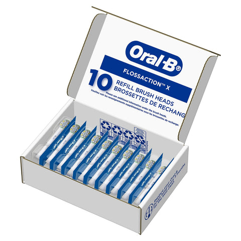Oral-B FlossAction Electric Toothbrush Replacement Brush Heads, 10 ct |Oral-B In Lebanon