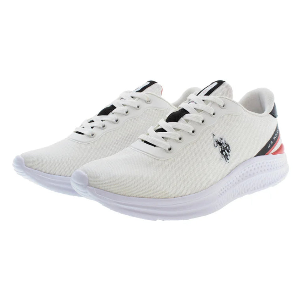 U.S. Polo Assn. Men's White Kaleb Sneakers