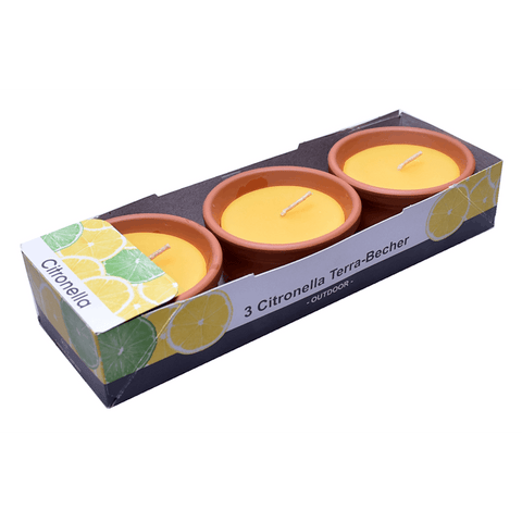 Citronella Cup Candles 3x | Citronella In Lebanon