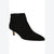 Bella Vita Women's Black Jani Pointed Toe Zippered Boots