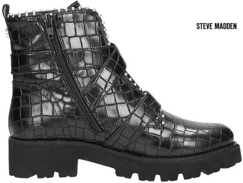 Steve Madden Women's Black Croco Boots | Steve Madden in Lebanon
