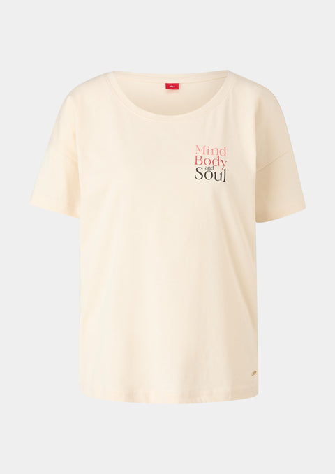 S.Oliver Women's Light Yellow Pajama Top |S.Oliver in Lebanon