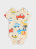 Sinsay Baby Boy's Multicolor Printed Pack Of 3 Bodysuits | Sinsay In Lebanon