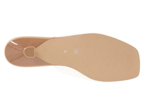 BCBGeneration Women's Transparent Inika Vinyl Slip On Dress Sandals | BCBGeneration In Lebanon