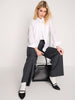 Sinsay Women's Dark Grey Wide Leg Pants | Sinsay In Lebanon