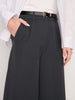 Sinsay Women's Dark Grey Wide Leg Pants | Sinsay In Lebanon