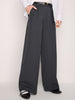 Sinsay Women's Dark Grey Wide Leg Pants | Sinsay In Lebanon