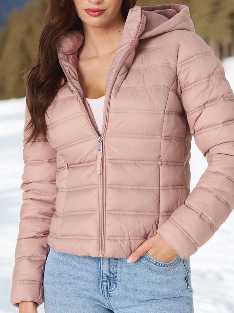 Sinsay Women's Dusty Rose Quilted Jacket|Sinsay In Lebanon