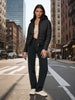 Sinsay Women's Black Hooded Puffer Jacket | Sinsay in Lebanon