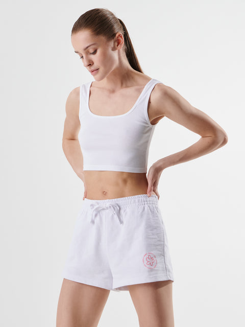 Sinsay Women's White Basic Short | Sinsay In Lebanon