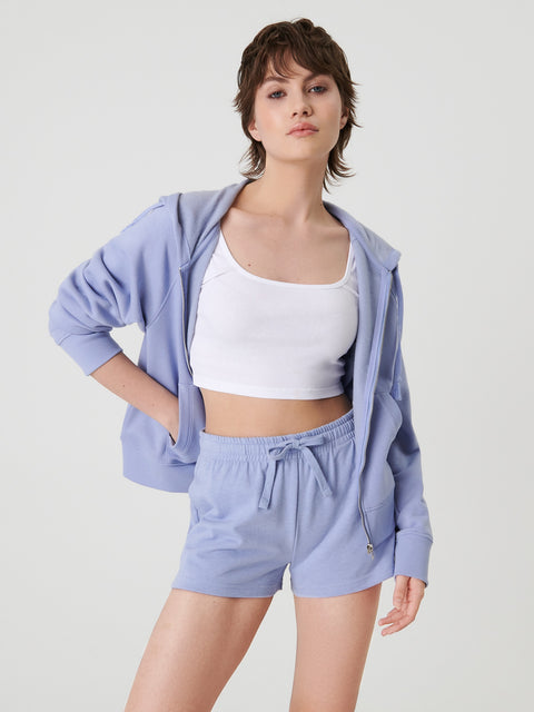 Sinsay Women's Light Blue Elastic Waistband Short | Sinsay In Lebanon