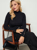 Sinsay Women's Black Long Sleeve Turtleneck Plain Blouse | Sinsay In Lebanon