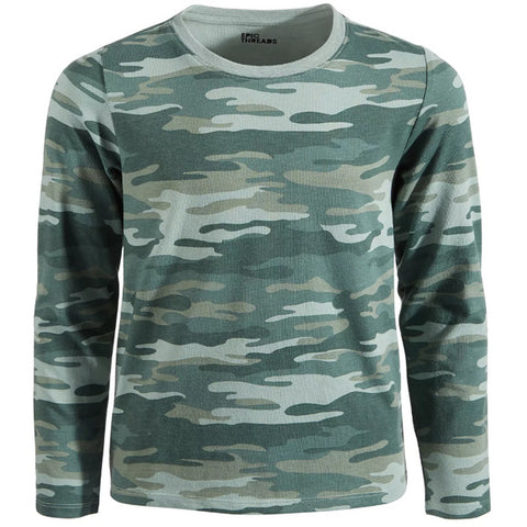 Epic Threads Girl's Green Camouflage Sweatshirt ABFK602(ma5)