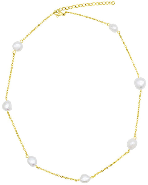 Adornia Women's Gold-Plate Pear Station Necklace |Adornia In Lebanon