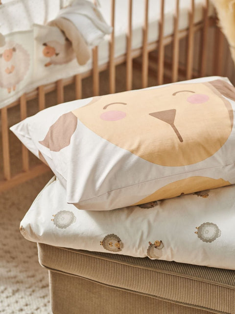 Sinsay Multi-Beige Sheep Printed Bed Linen Set 60x120cm | Sinsay In Lebanon