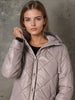 Sinsay Women's Dusty Purple Quilted Jacket | Sinsay In Lebanon