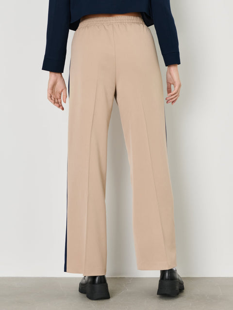 Sinsay Women's Beige Wide leg with a side stripe Sweatpants  | Sinsay in Lebanon