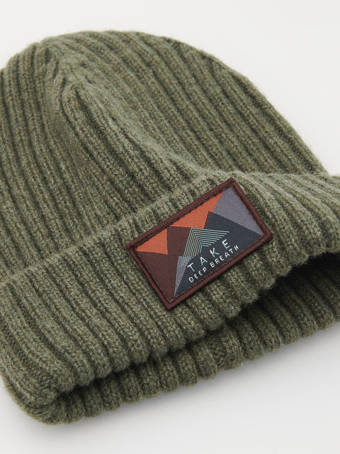 Reserved Boy's Dark Green Wool Blend Hat | Reserved In Lebanon