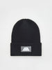 Reserved Boy's Black Ribbed Knit Beanie Hat | Reserved In Lebanon