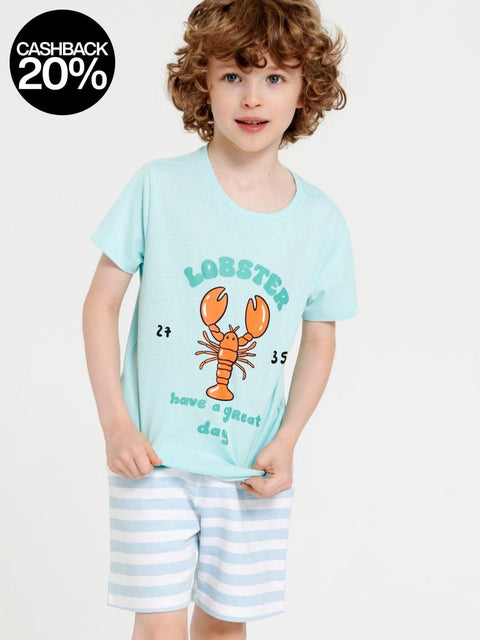 Sinsay Boy's Blue Printed T-Shirt |Sinsay In Lebanon