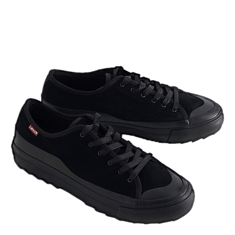 Levi's Men's Black Square Ripple Sneakers |Levi's In Lebanon