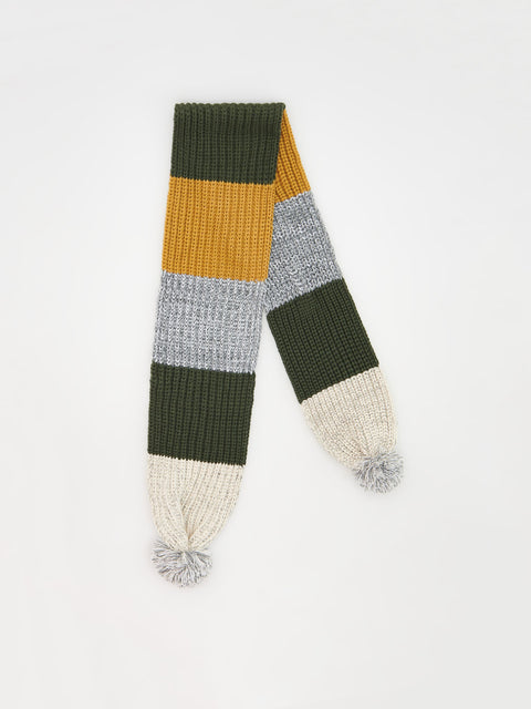 Reserved Boy's Multicolored Scarf With Pompoms | Reserved In Lebanon