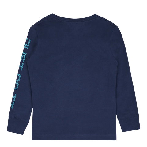 Nike Boy's Navy Long Sleeve Logo Blouse |Nike In Lebanon