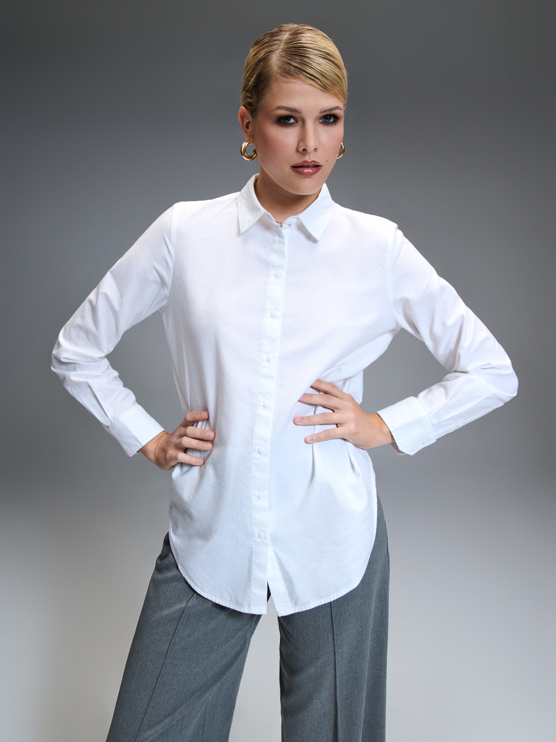 Sinsay Women's White Collar Shirt | Sinsay In Lebanon