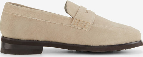 Strellson Men's Beige Suede Epsom Cambridge Flat Shoes | Strellson In Lebanon