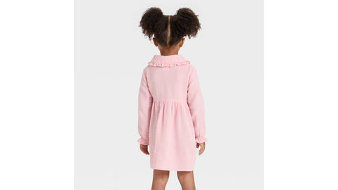 Sanrio Girl's Pink Hello Kitty Long Sleeve Gauze Dress | Sanrio in Lebanon