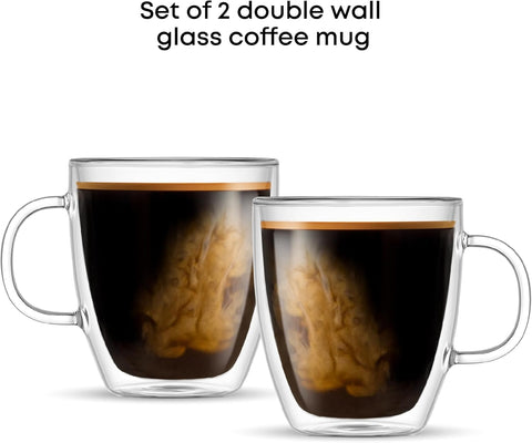 JoyJolt Savor Double Wall Insulated Set Of 2 Mugs | JoyJolt In Lebanon
