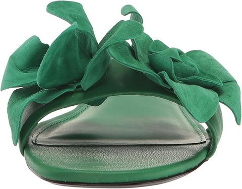 Steve Madden Women's Green Suede Melena Slippers | Steve Madden In Lebanon