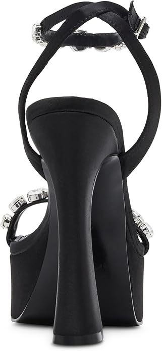 Steve Madden Women's Black Jessica Rich Zoey Heeled Sandal | Steve Madden In Lebanon
