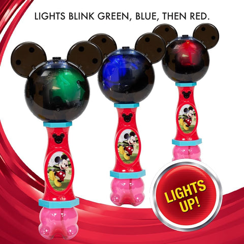 Little Kids Disney Mickey Mouse Light and Sound Musical Bubble Wand | Little Kids In Lebanon