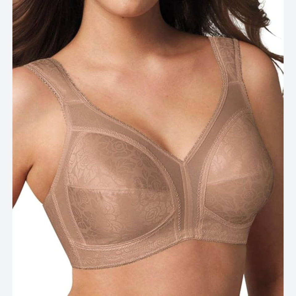 Playtex Women's Beige Original Comfort Strap Full Coverage Bra