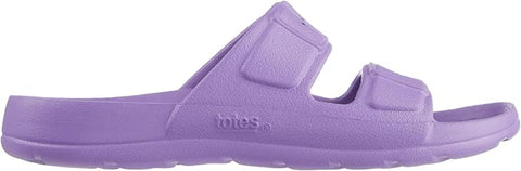 Totes Girl's Purple Everywear Molded Double Buckle Slide Slipper |Totes In Lebanon