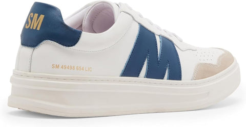 Steve Madden Men's White Leather Markouse Sneakers |Steve Madden In Lebanon