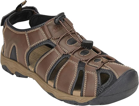 Khombu Men's Hal Fisherman  Brown Waterproof  Sandals  | Khombu In Lebanon