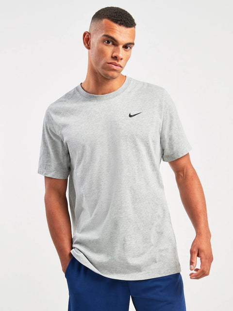 Nike Men's Grey Dri-FIT Training T-Shirt|Nike In Lebanon