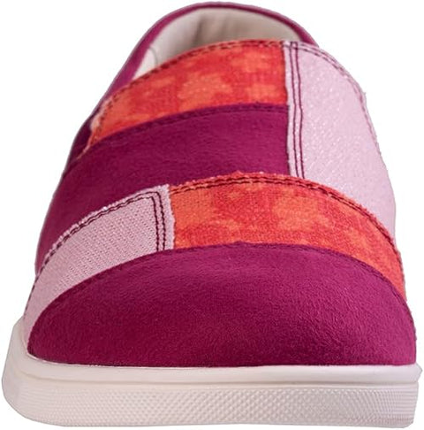 Revitalign Women's Red Plum Lydia Patchwork Sneaker| Revitalign In Lebanon