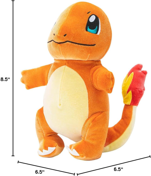Jazwares Orange Pokémon Charmander Select Velvet Plush 8 inch | Jazwares In Lebanon