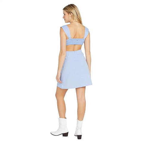 Volcom Women's Baby Blue Mini Dress  |Volcom  In Lebanon
