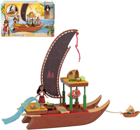 Mattel Disney Moana 2 Toy Playset with Floating Adventure Canoe | Mattel In Lebanon