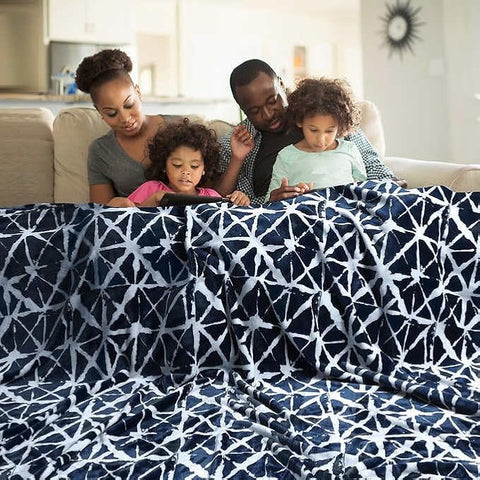 Life Comfort Navy Wide Family Blanket 304 x279 cm | Life Comfort In Lebanon