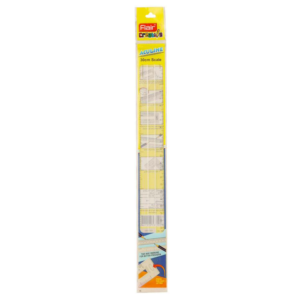 Flair Creative Aculine 30cm Scale Ruler